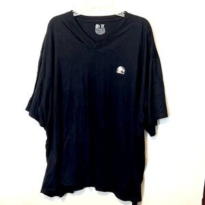⭐️ Taco Bell black v-neck tee unisex colorful bell on the back size 6XL